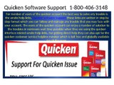 Adding a new bank Quicken account to the software  1-800-406-3148