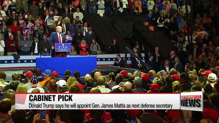 Trump names James Mattis as secretary of defense