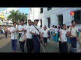 White Cane Safety Day in Yangon.