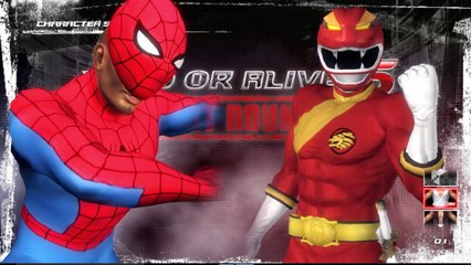 Ultraman VS Spiderman And Santa claus | Game DEAD OR ALIVE 5 Last Round