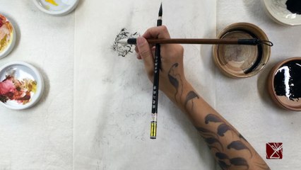 Poised | Creating Tattoo Art | Time Lapse Painting | Joey Pang | www.JoeyPang.com | www.TattooTemple.com