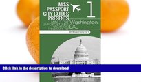 FAVORITE BOOK  Washington DC Travel Guide - Miss Passport mini three-day unforgettable vacation