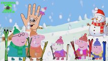 Peppa pig skiing finger family/Pepa prase/Peppa Pig English