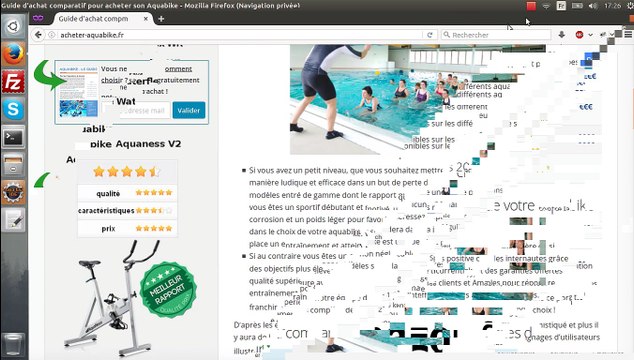 Acheter un vélo aquabike pas cher sur internet