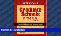 FAVORIT BOOK Graduate Schools in the U.S. 2009 (Peterson s Graduate Schools in the U.S) Peterson s