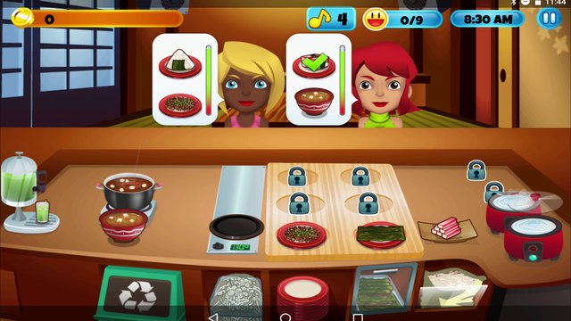 My Sushi Shop Gameplay 3 by Tapps Games | Level 17 - 21