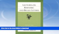READ  Lectures on Rhetoric and Belles Lettres (The Glasgow Edition of the Works and