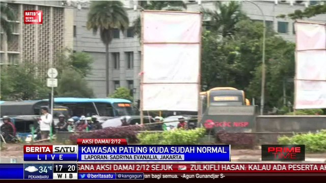 Massa Aksi Damai 2 Desember Pulang dengan Tertib