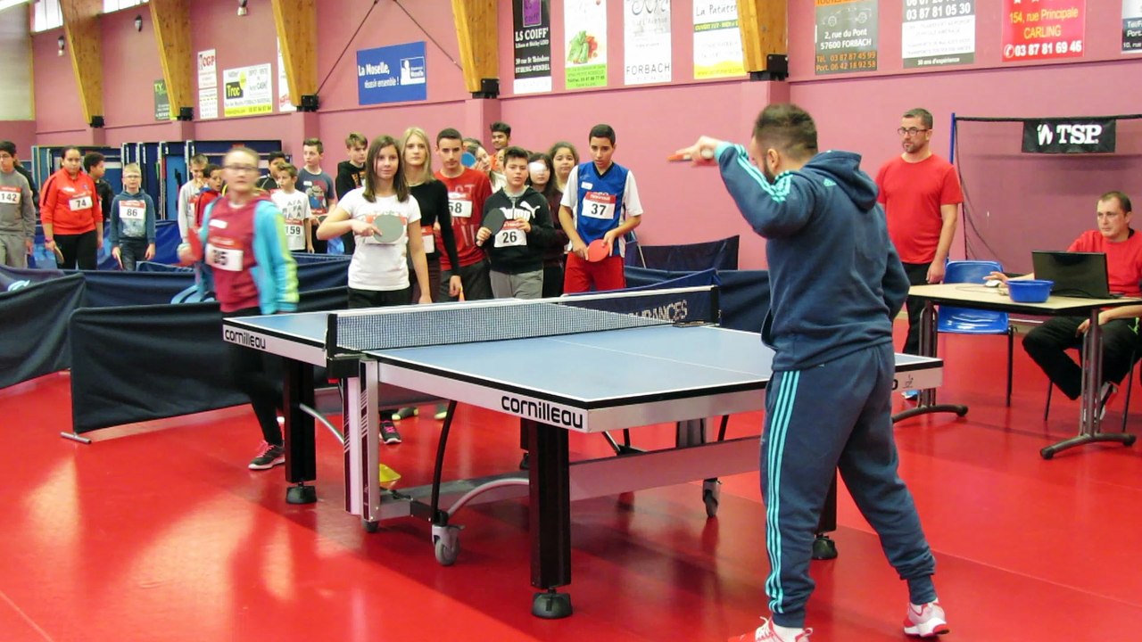 Ping pong: tentative de record de monde à Forbach pour le Téléthon