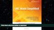 FAVORIT BOOK GRE Math Simplified with Video Solutions: Written and Explained by a Veteran Tutor