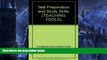 Pre Order Test Preparation and Study Skills (TEACHING TOOLS) THOMSON SOUTHWESTERN On CD