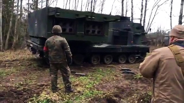 Немецкая система залпового огня «МАРС» в Литве