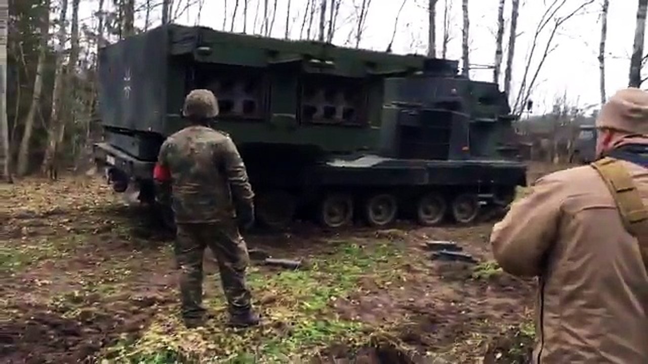 Немецкая система залпового огня «МАРС»  в Литве