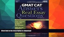 READ ONLINE GMAT: Answers to the Real Essay Questions READ PDF FILE ONLINE