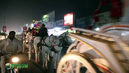 Jashna e Milad un Nabi PBUH Jaloos 1 Rabi ul Awal Camels and Horse Carts in Lahore Pakistan 2016