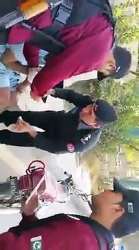 Khyber Pakhtunkhwa Police Are Giving First Aid To Injured of Road Accident