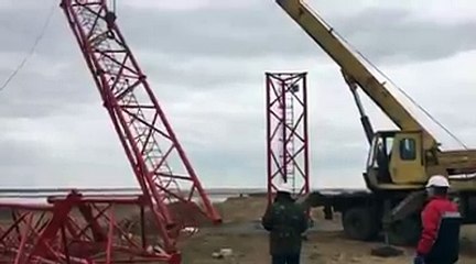 На Чонгаре строят вышку для вещания на Крым