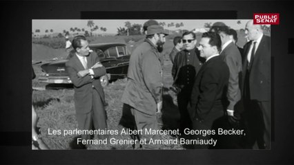 1965 : un film de propagande cubain parle d'un groupe de parlementaires français qui vient à Cuba saluer Fidel Castro
