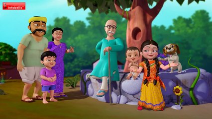 Grandfather Nursery Rhyme Hindi - Dadaji Poem For Kids - दादाजी के नकली दांत