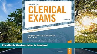READ THE NEW BOOK Master the Clerical Exams, 5E (Peterson s Master the Clerical Exams) READ EBOOK