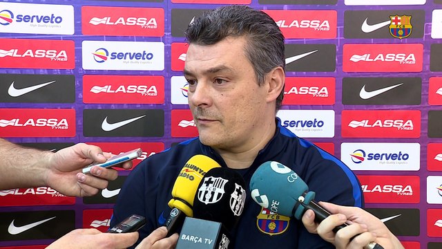 Xavi Pascual: “Queremos llevar al PSG a nuestro terreno, a ver si somos capaces de ganarles”