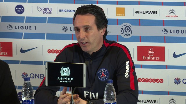 Ligue 1 MHSC - Paris SG: conférence d'avant match de Unai Emery