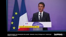 Renoncement de François Hollande : Manuel Valls évoque 