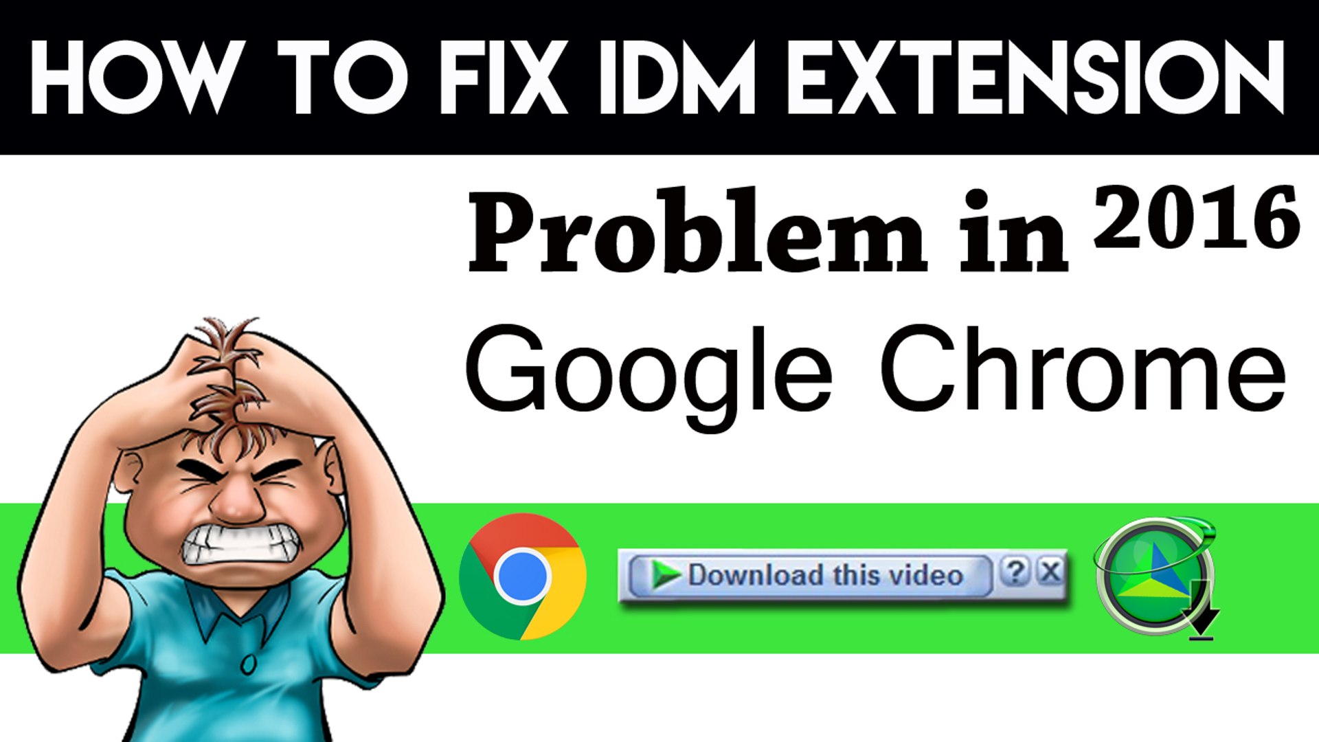 ⁣How to Fix idm Extension Problem in google Chrome Urdu/Hindi│Tech for you│