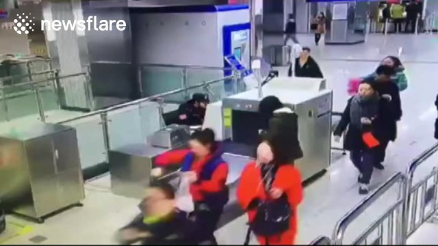 Cleaner smashes security equipment in train station after row with bosses