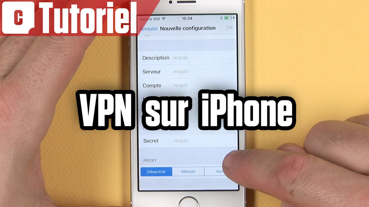Tuto iPhone : comment configurer un VPN sur iOS - Vidéo Dailymotion