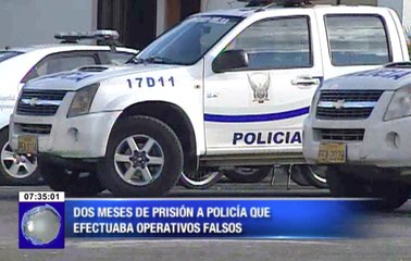 Prisión para agente que ejecutaba operativos falsos