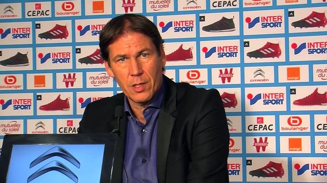 Ligue 1 OM - Nancy: conférence d'avant match de Rudi Garcia