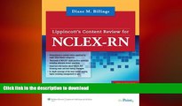 FAVORIT BOOK Lippincott Content Review for NCLEX-RNÂ® (Lippincott s Content Review for NCLEX-RN)