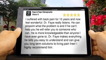 Faye & Faye Chiropractic -  Los Angeles Amazing5 Star Review by Ileana K.
