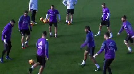 Sergio Ramos est chaud à l'entraînement du Real Madrid !