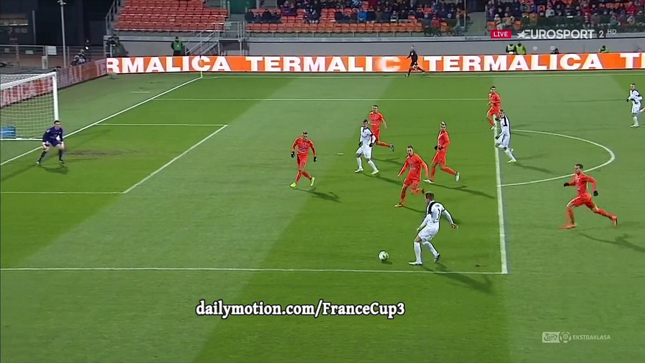 Adam Buksa Goal HD - Termalica B-B. 0-1 Zaglebie - 02.12.2016