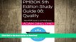 EBOOK ONLINE PMBOK 5th Edition Study Guide 08: Quality (New PMP Exam Cram) READ NOW PDF ONLINE