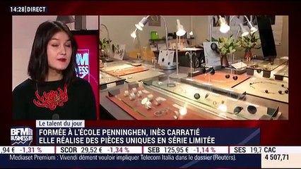 Le Talent du jour: Inès Carratié, brodeuse d'or et d'encres - 02/12