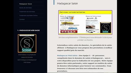 Madagascar Web Saisie : Expert en saisie externalisée de qualité