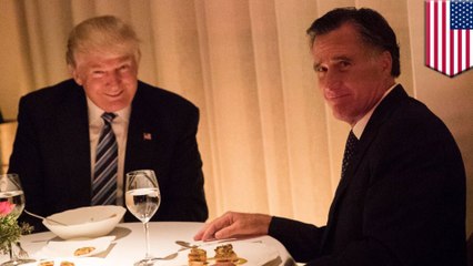 Trump and Romney have dinner together in the Big Apple, Romney orders crow