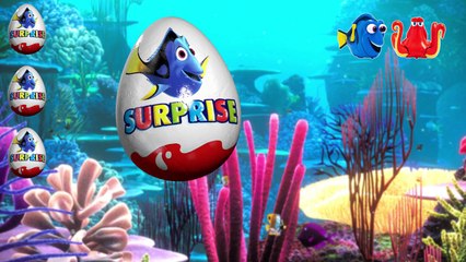 Finding dory surprise egg toys Huevo Sorpresa Buscando a Dory juguete