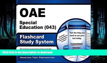 READ ONLINE OAE Special Education (043) Flashcard Study System: OAE Test Practice Questions   Exam