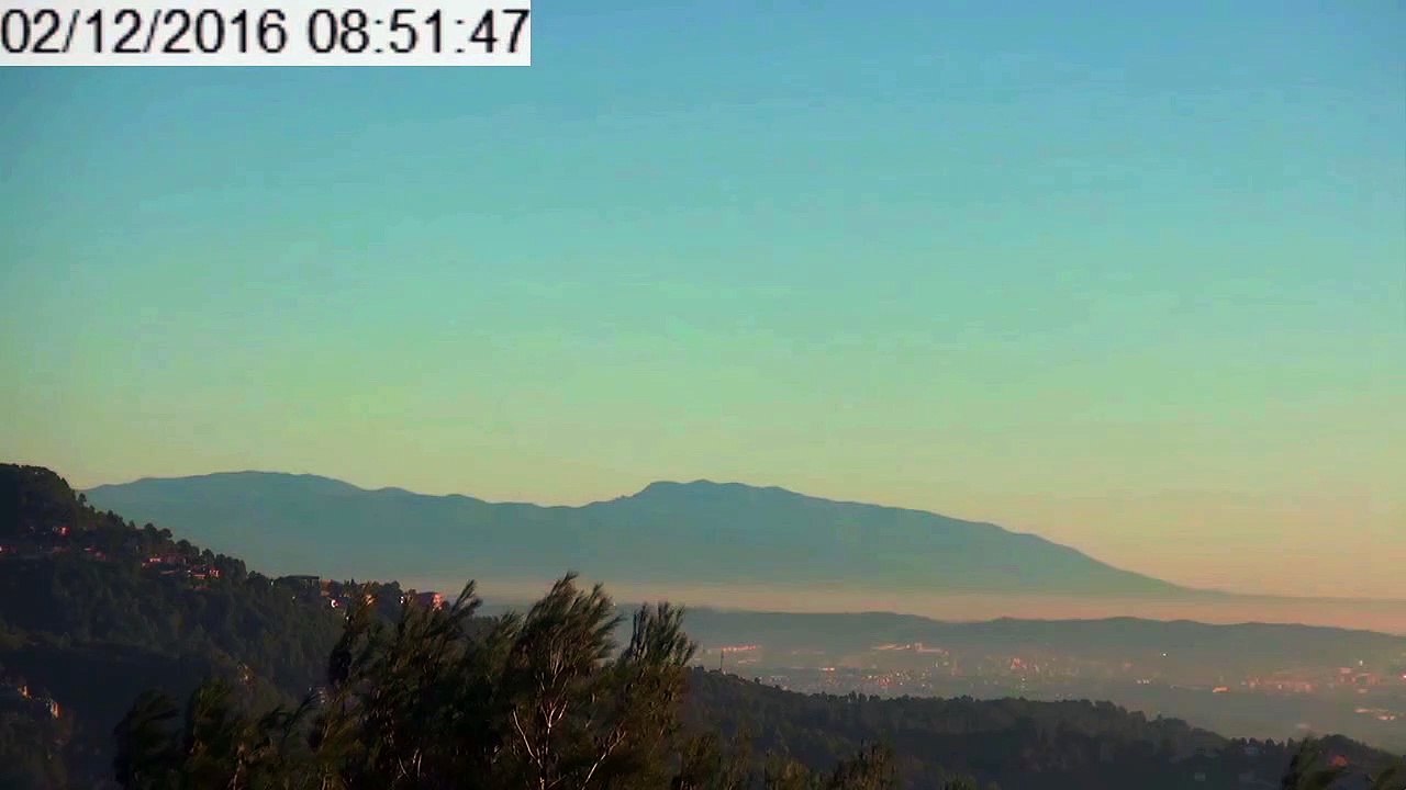 Timelapse 12/12/2016, seguimos viendo el cielo azul, y las estrellas tambien.