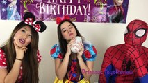 HATCHIMALS Toy Surprise Egg Opening Spiderman Disney Minnie Mouse Birthday Party Kids Egg Hunt Fun
