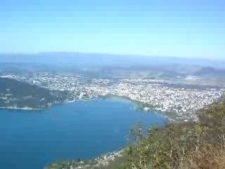 Panorama lac au Mont Veyrier