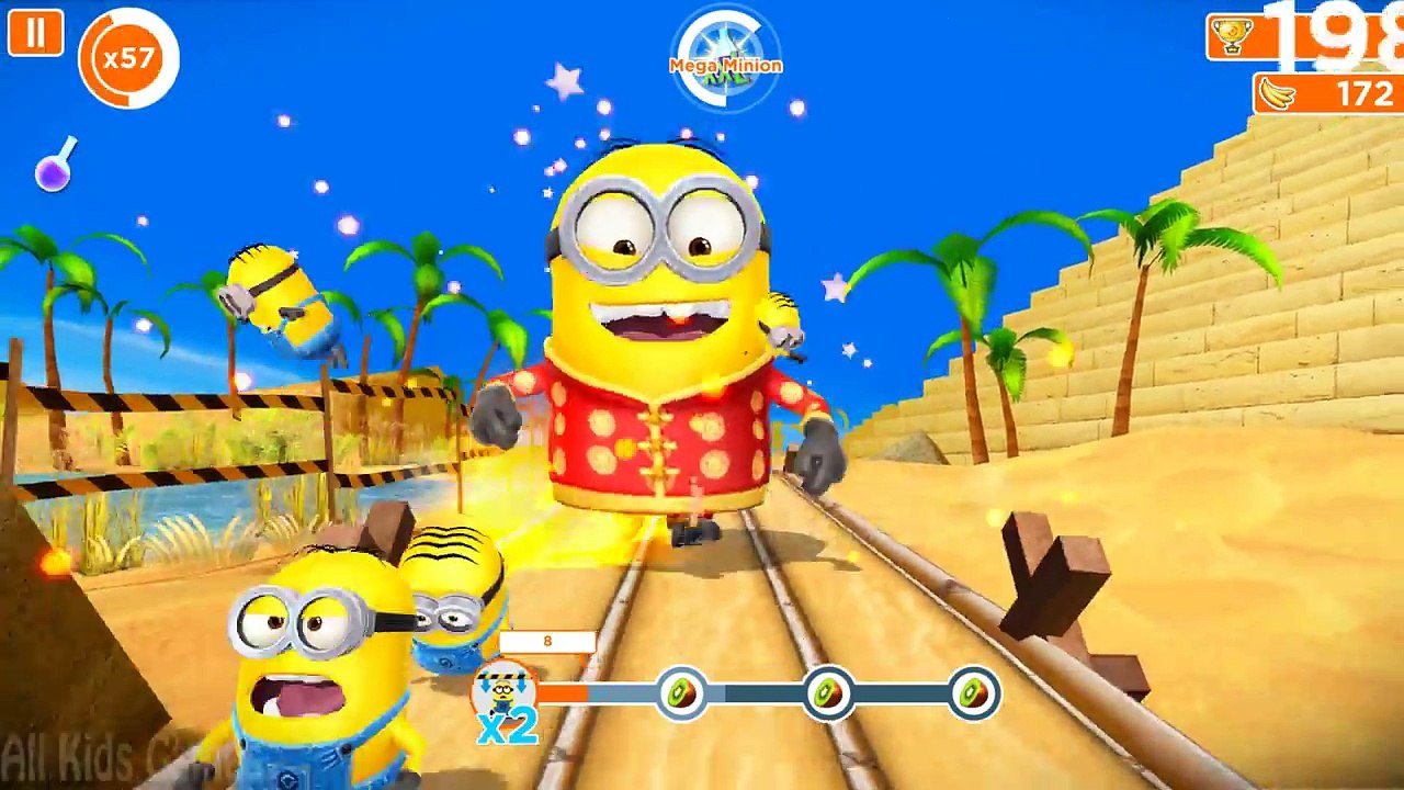 Despicable Me 2 - Minion Rush : Chinese Fu Minion Completes 333 LVL ! Free Games For kids