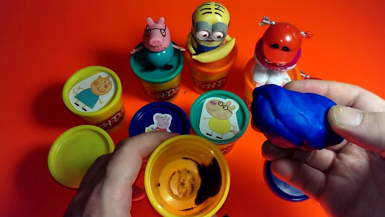 Peppa Pig Minions Giocattoli Uova Sorpresa Play Doh Peppa Pig Italiano Giocattoli per Bambini