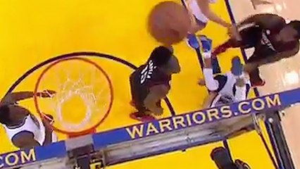 Steph Curry DRILLS AMAZING Shot Laying Down