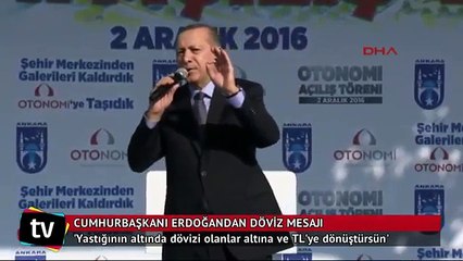 ERDOĞAN: MİLLETE ÇAĞRI!.. BU OYUNU BOZUN!..