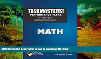 {BEST PDF |PDF [FREE] DOWNLOAD | PDF [DOWNLOAD] Task Masters - Math! Performance Tasks for High